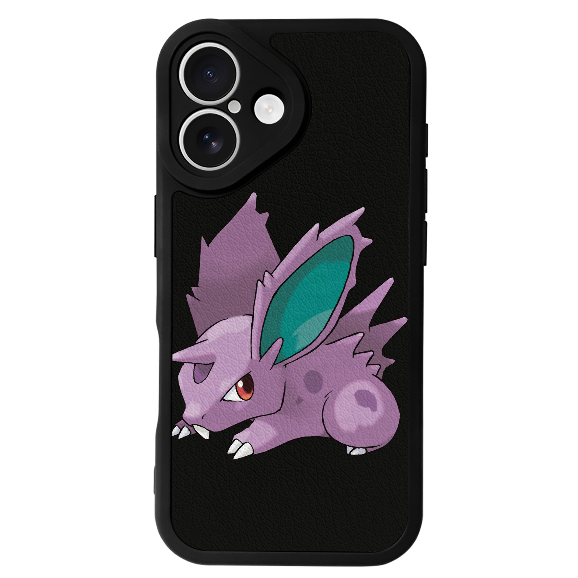（画像用） ポケットモンスター Pokémon 【iPhone 16シリーズ対応】シリコンスマホケース（レザー調） 材質：シリコン
